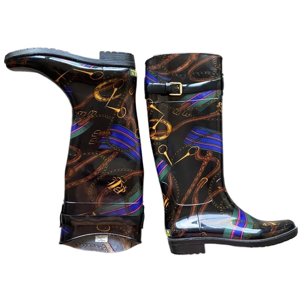 Ralph Lauren Rossalyn II Knee-High Rain Boots